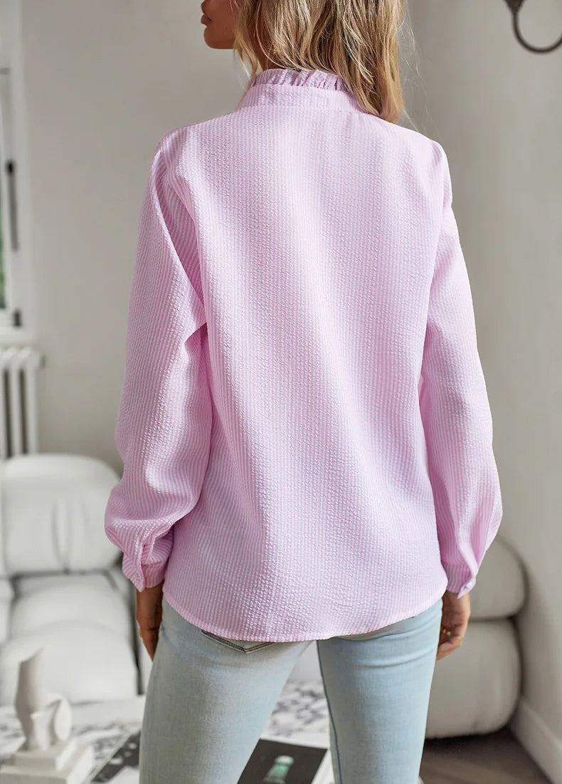 Dylana | Warme Elegante Overhemdblouse