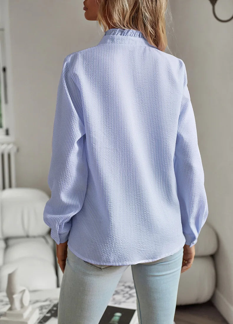 Dylana | Warme Elegante Overhemdblouse