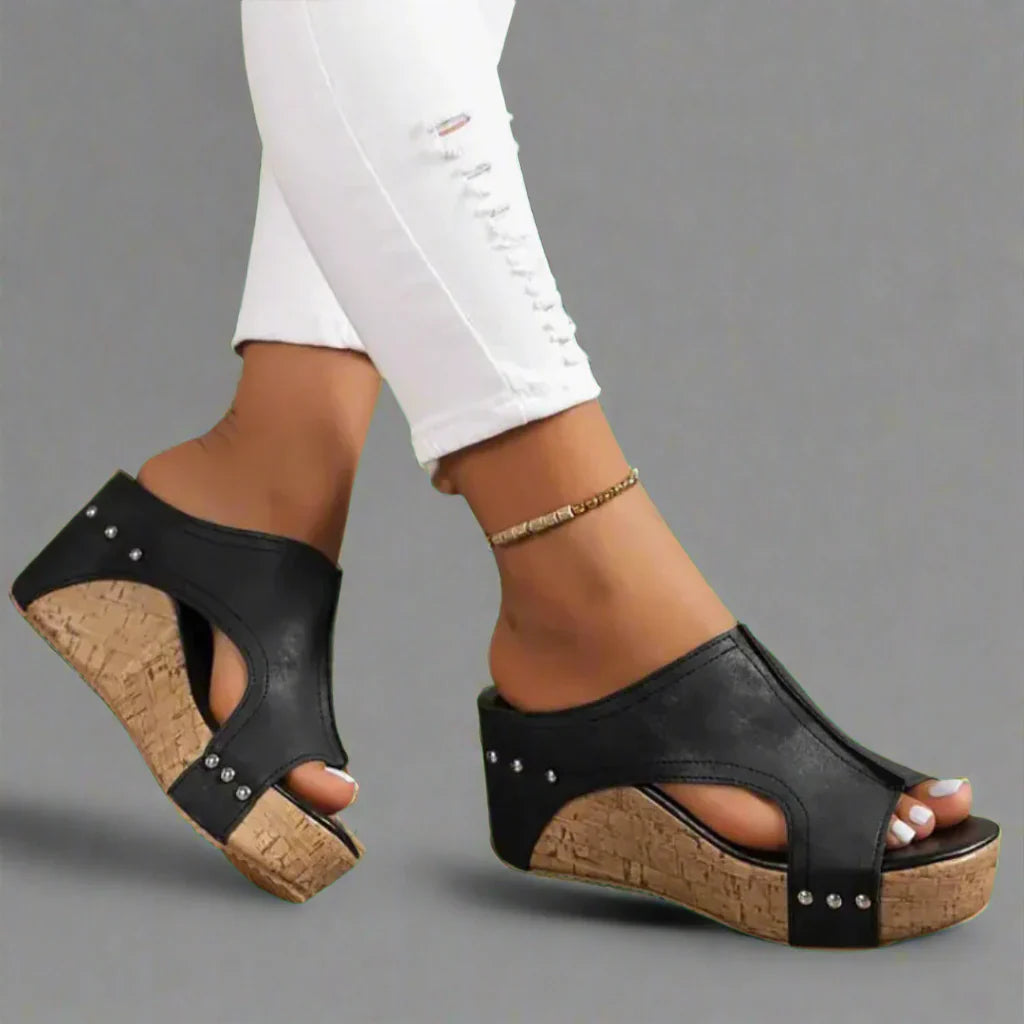 Cassidy | Handgemaakte Sandalen Van Suèdeleer