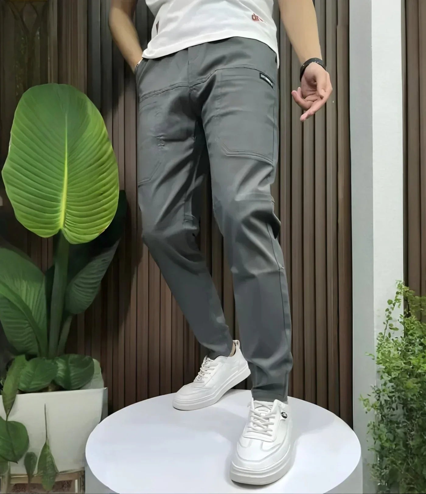 Kevin | Comfortabele Cargo Broek met Functionele Details