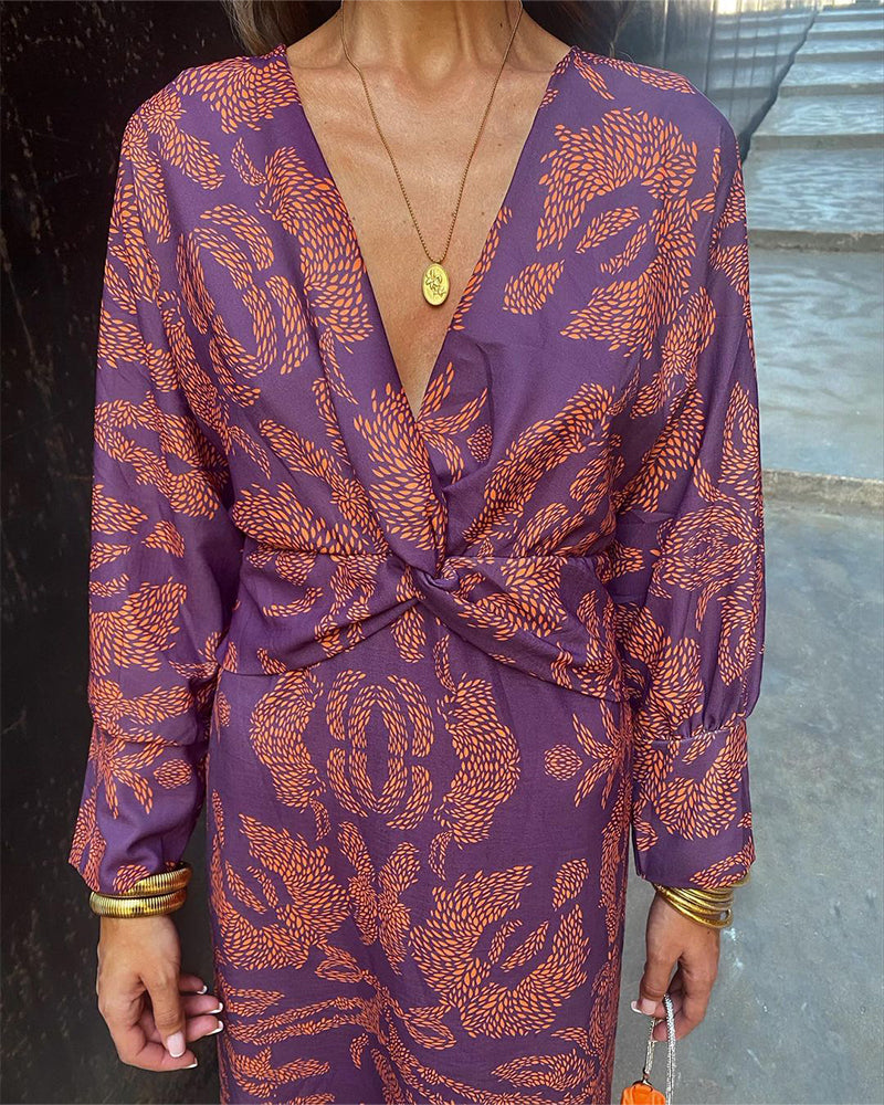 Lara | Elegante Wikkeljurk met Luxe Twistdetail