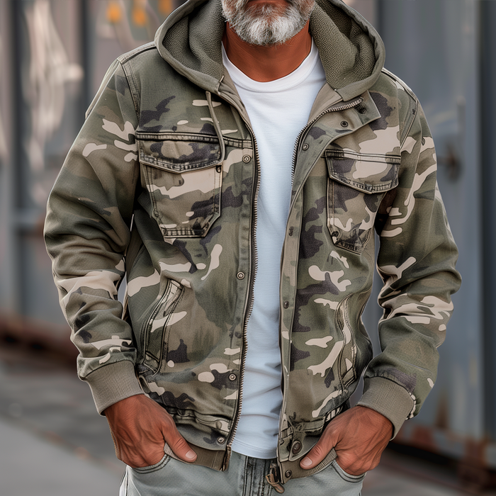 Marcus | Camouflage Jas Voor Outdoor En Dagelijks Gebruik