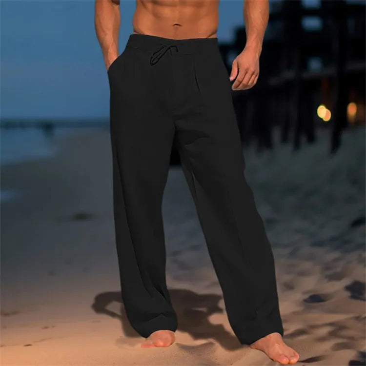 Sebastian | Luchtige Linnen Zomerbroek