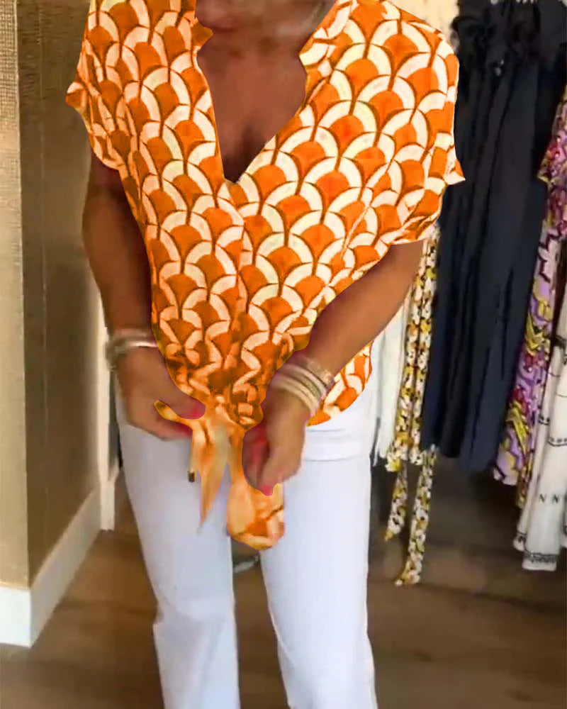 Leontine | Luchtige Zomerblouse met Tijdloze Klasse