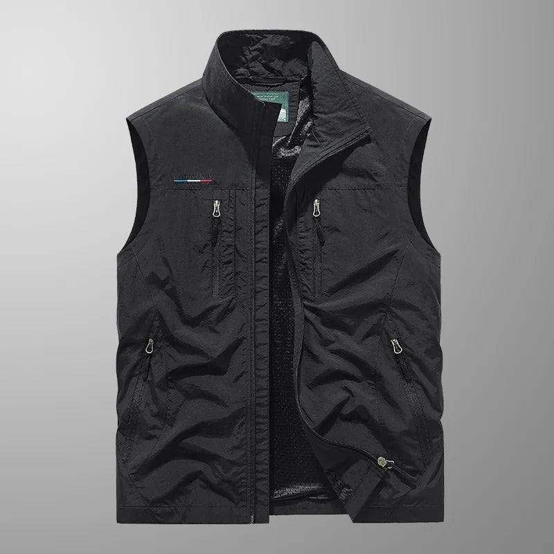 Celso | Ademend Cargo Gilet Met Meerdere Zakken
