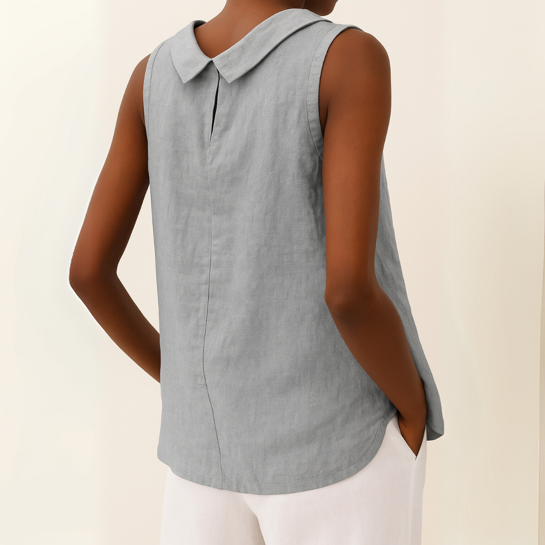 Elani | Luchtige Mouwloze Top Voor Elegante Zomerse Dagen