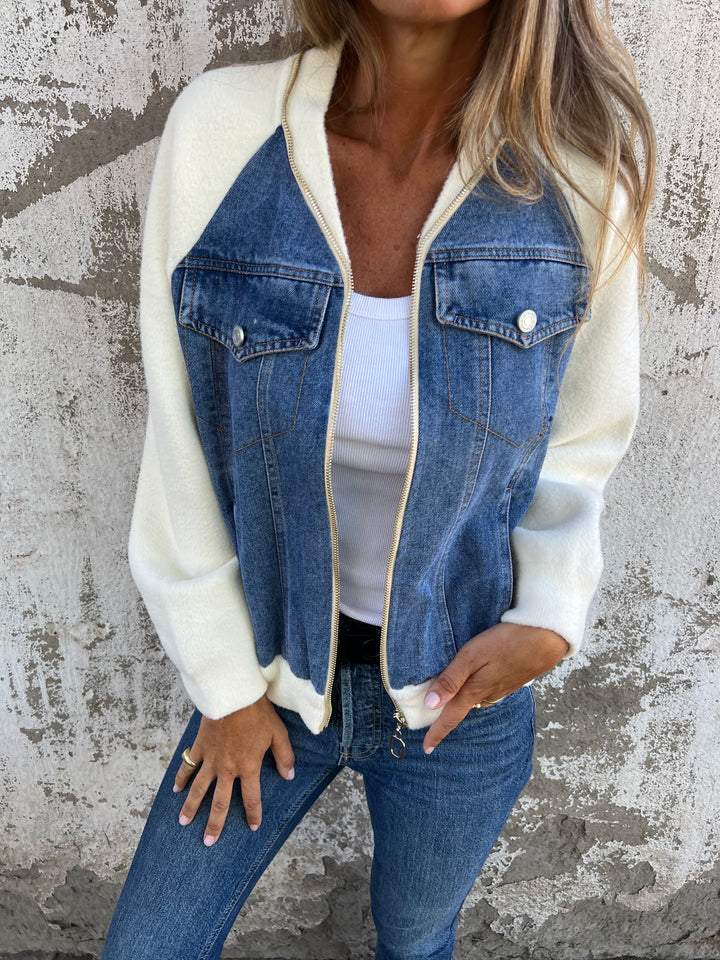 Carmen | Casual Jack Met V-Hals En Ritssluiting