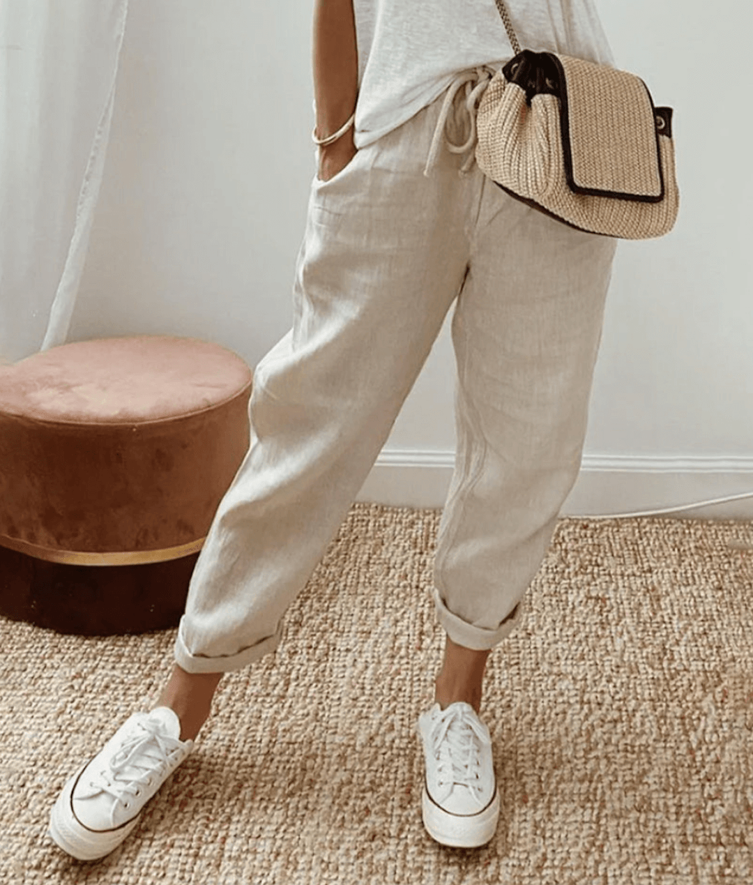 Mirelle | Katoen-Linnen Broek