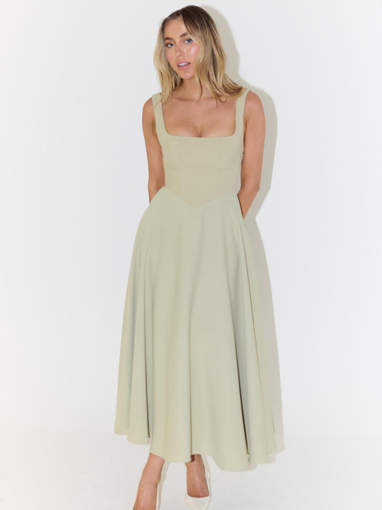 Fiora | Midi-Jurk Met Franse Elegantie