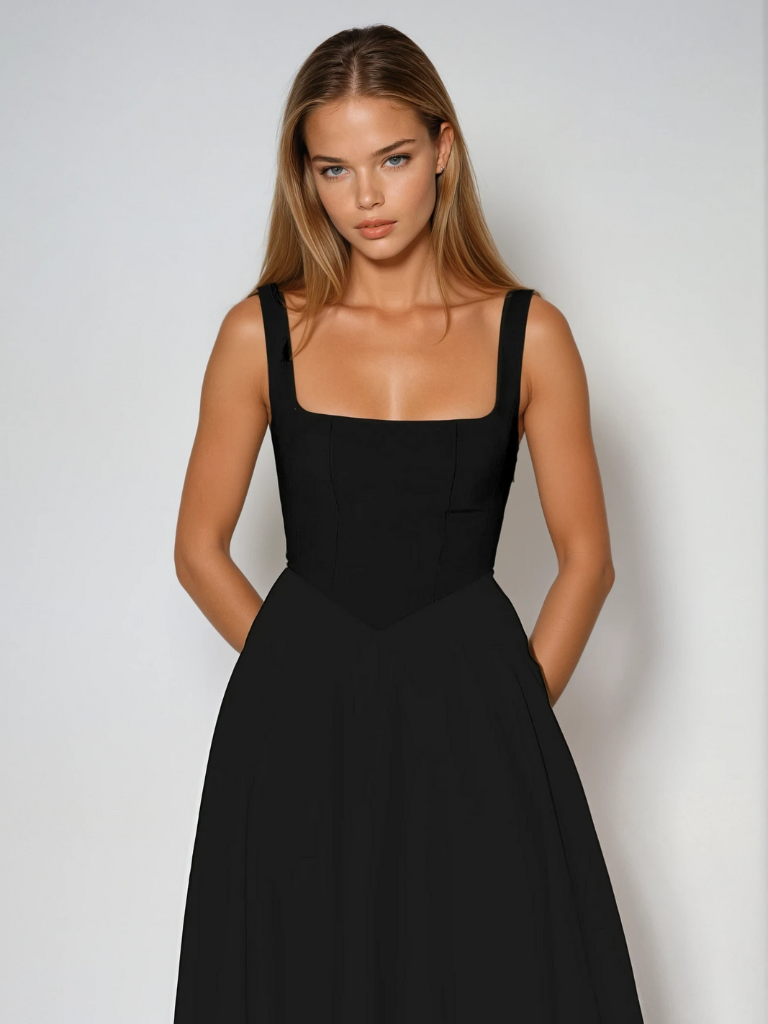 Fiora | Midi-Jurk Met Franse Elegantie