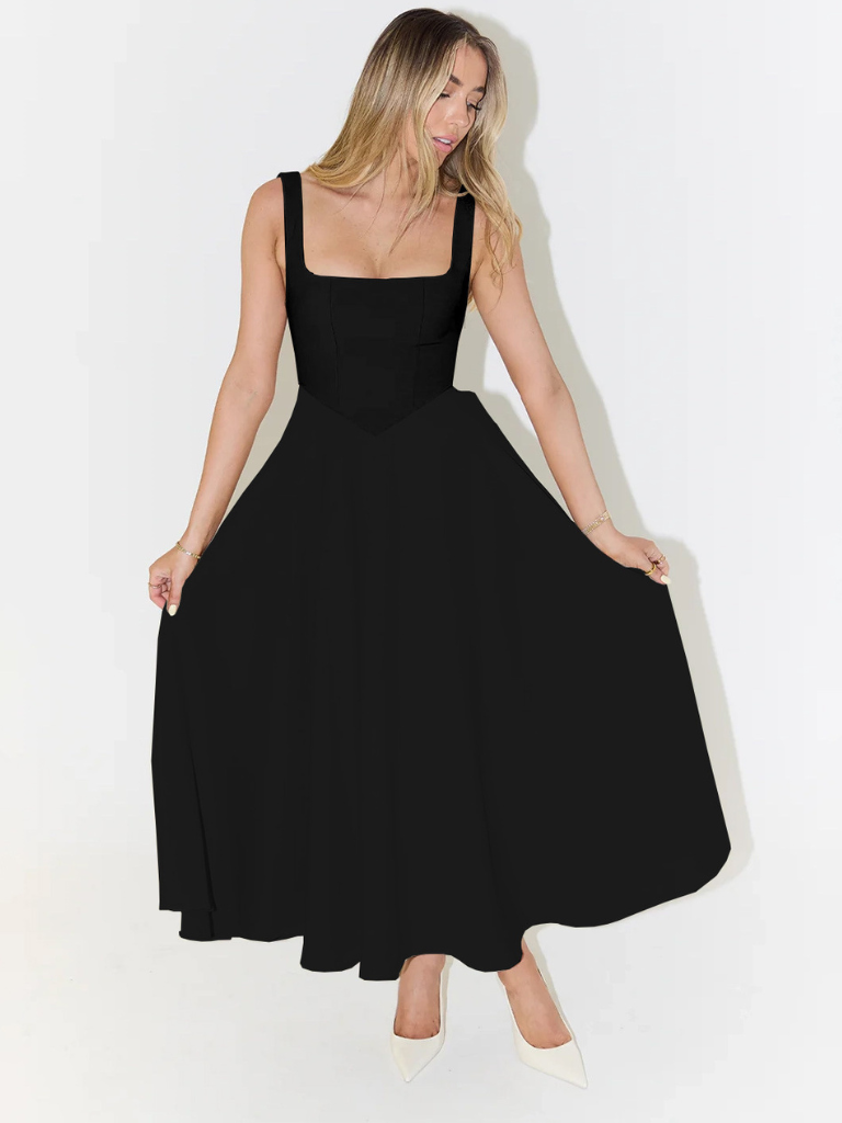 Fiora | Midi-Jurk Met Franse Elegantie