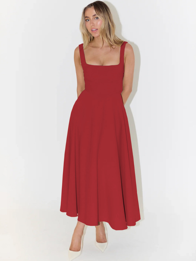 Fiora | Midi-Jurk Met Franse Elegantie