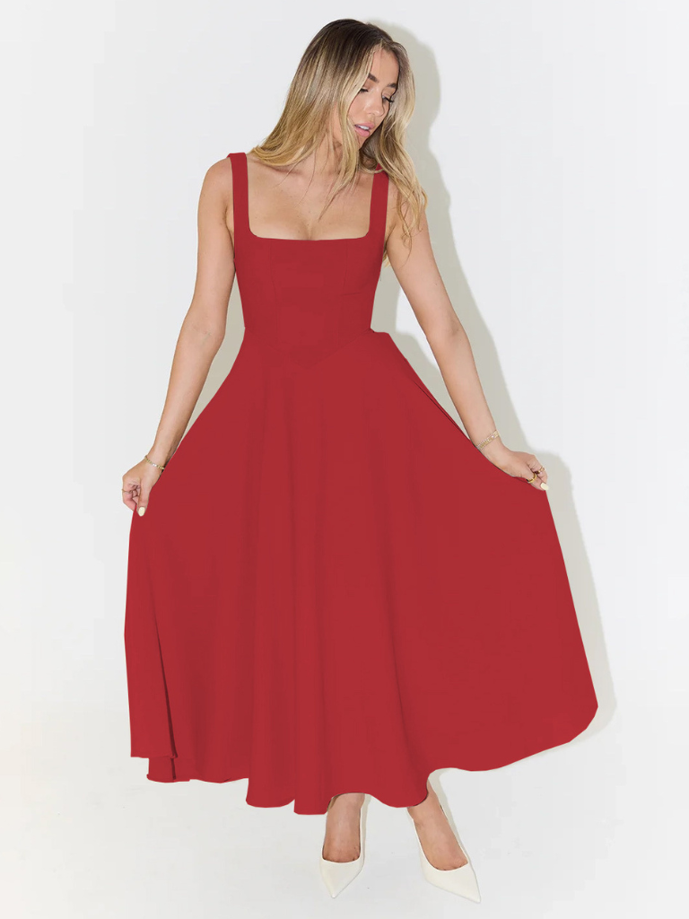 Fiora | Midi-Jurk Met Franse Elegantie