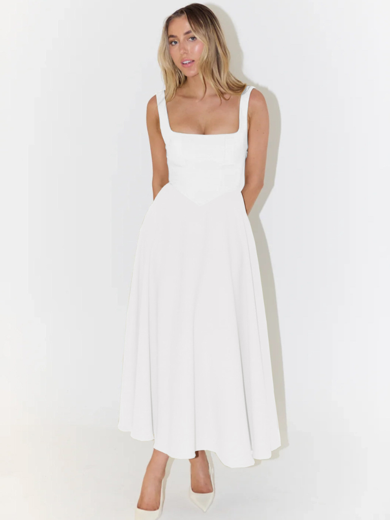 Fiora | Midi-Jurk Met Franse Elegantie