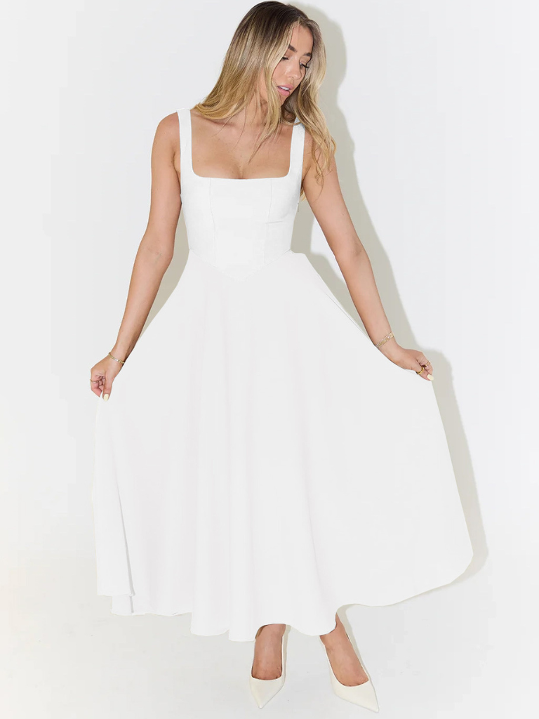 Fiora | Midi-Jurk Met Franse Elegantie