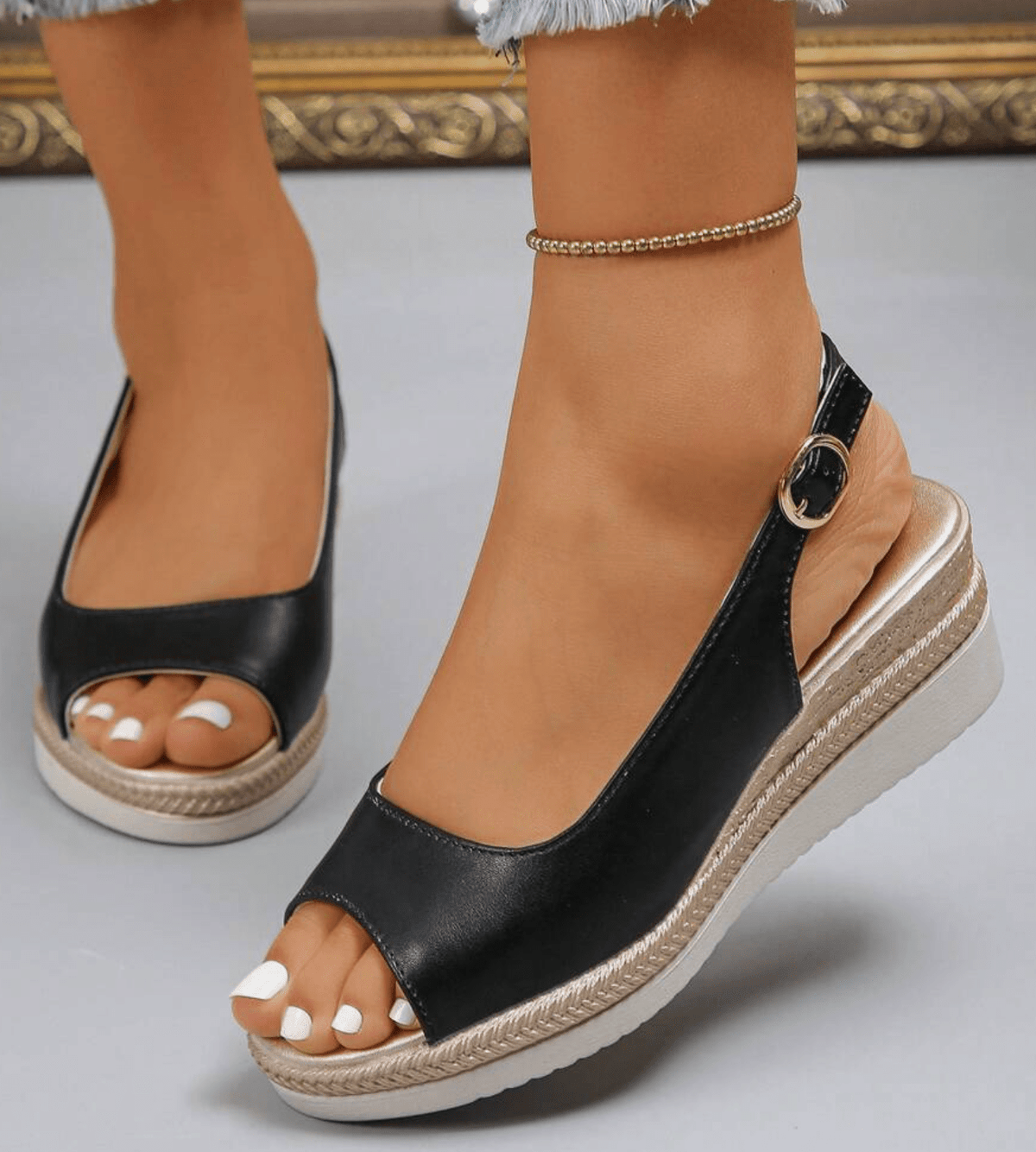 Marina | Orthopedische Sandalen met Zachte Slingback