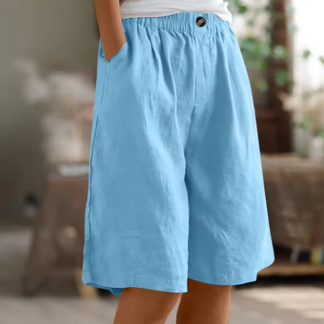 Fenna | Luchtige Losvallende Korte Broek Voor Dames