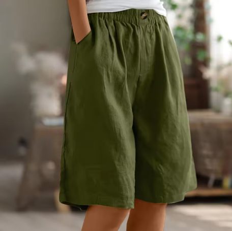 Fenna | Luchtige Losvallende Korte Broek Voor Dames