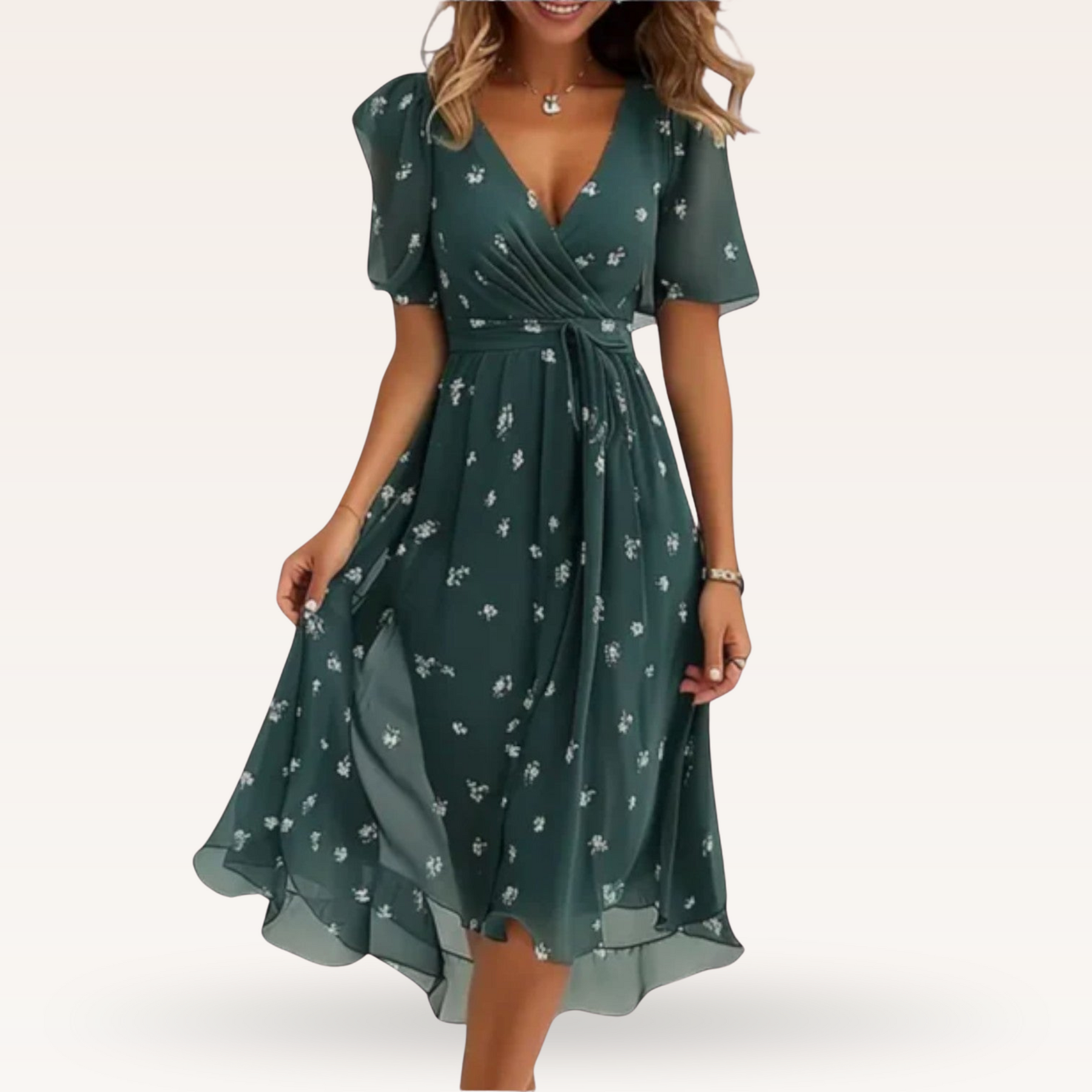 Lizy | Elegante V-Hals Jurk