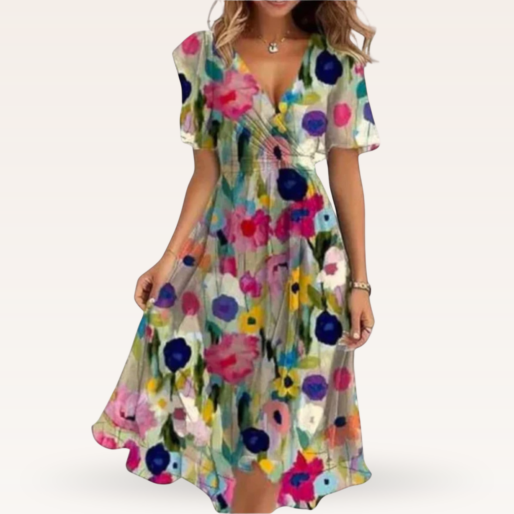 Lizy | Elegante V-Hals Jurk
