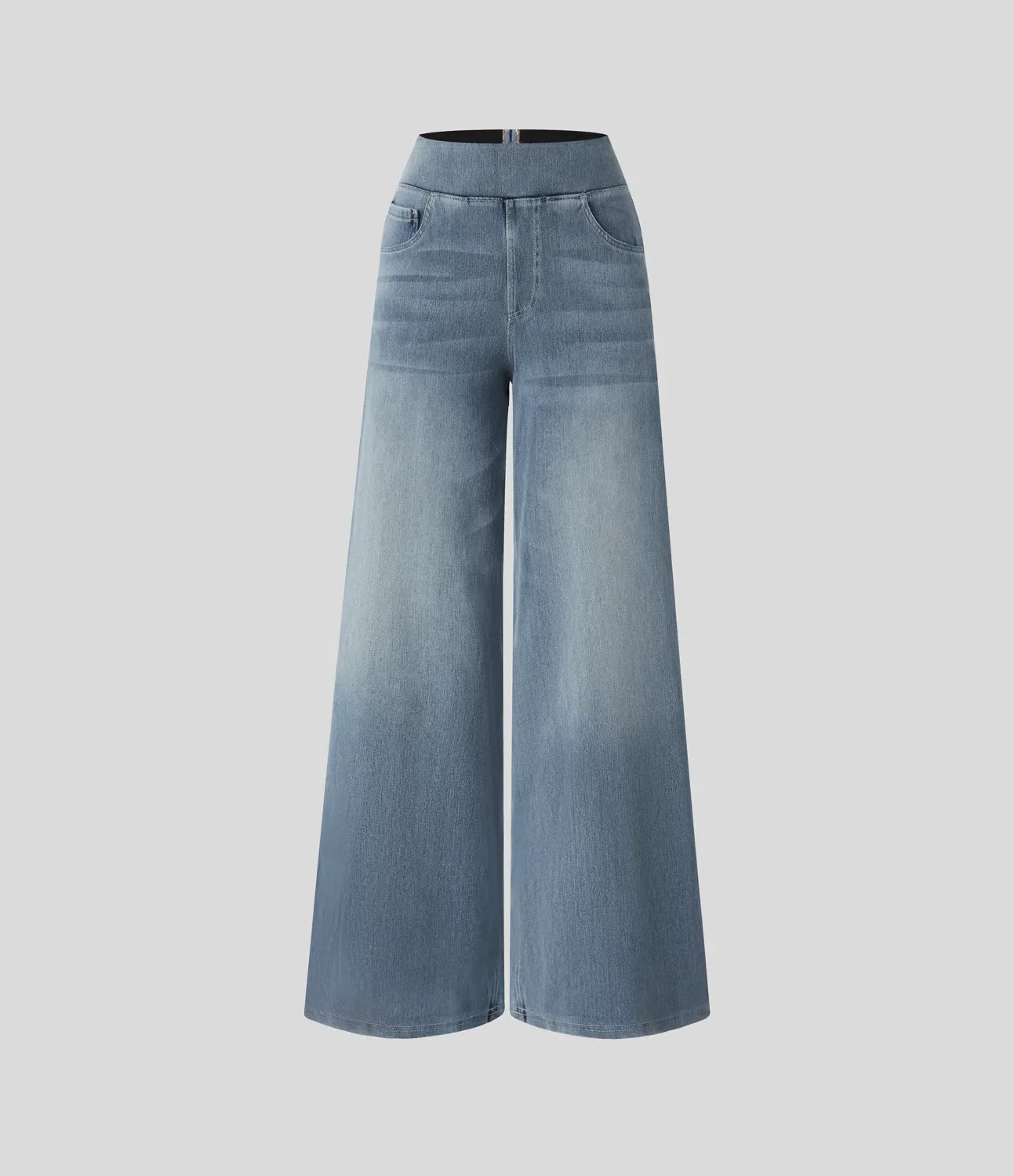 Eva | Elastische Broek met Hoge Taille