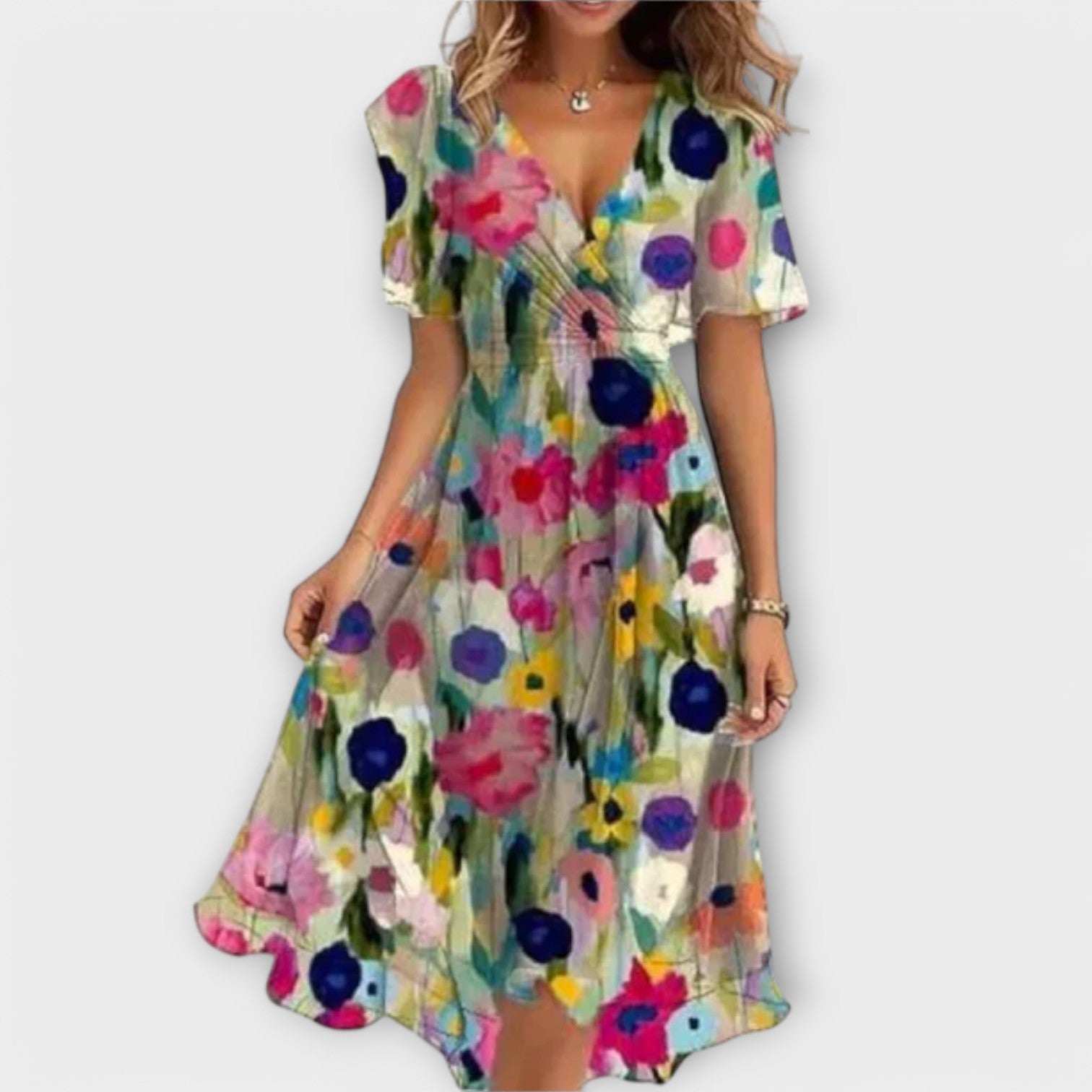 Lizy | Elegante V-Hals Jurk