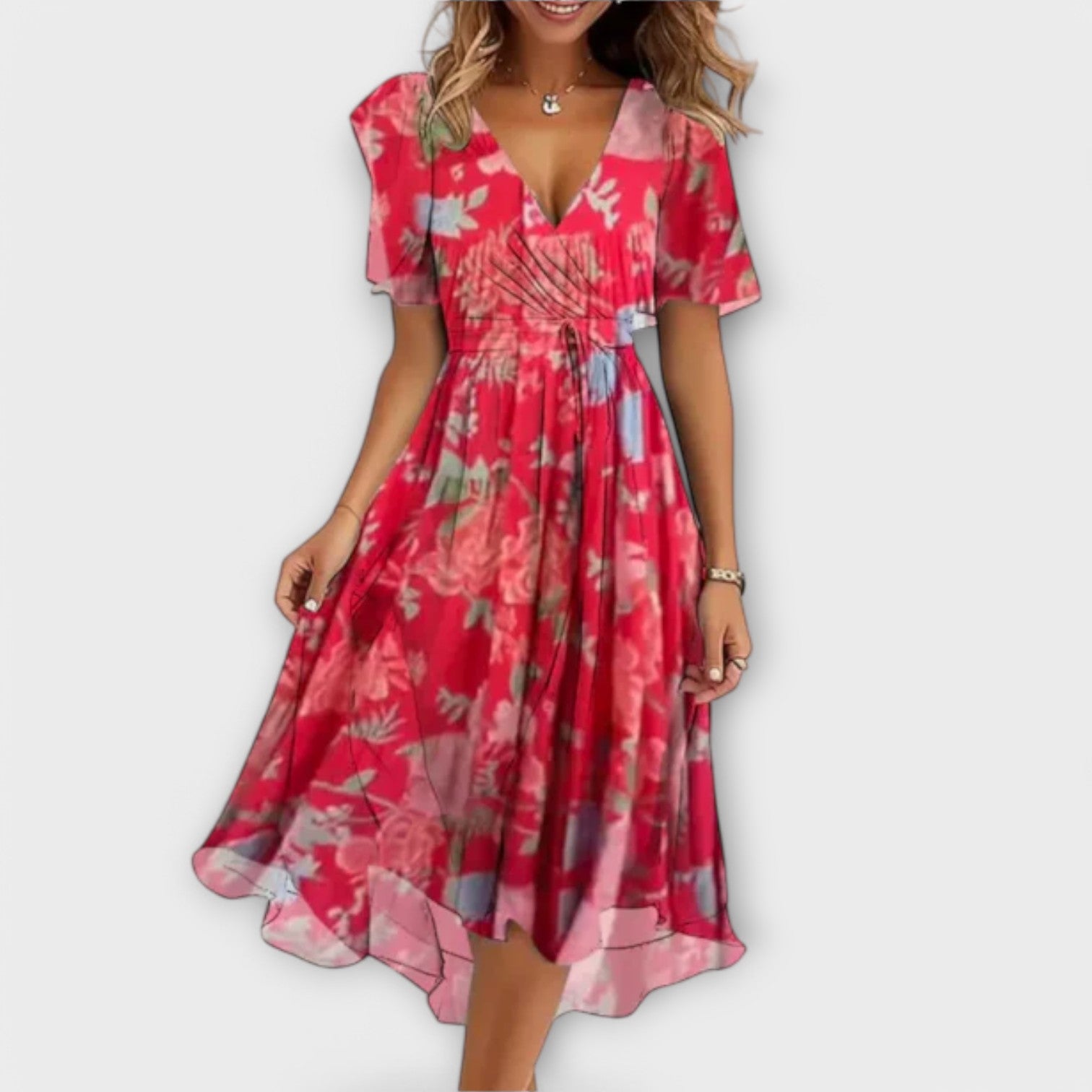 Lizy | Elegante V-Hals Jurk