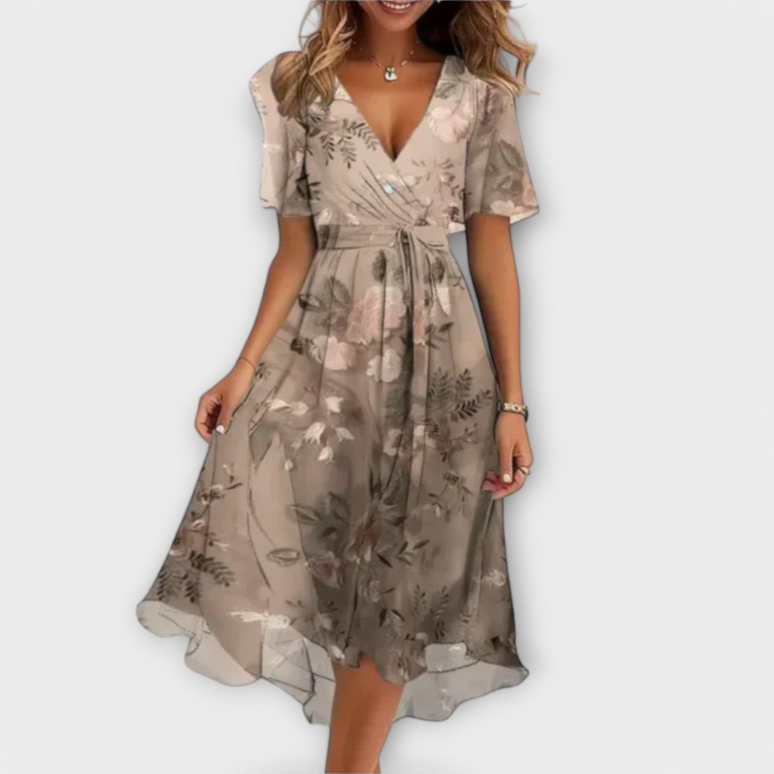 Lizy | Elegante V-Hals Jurk