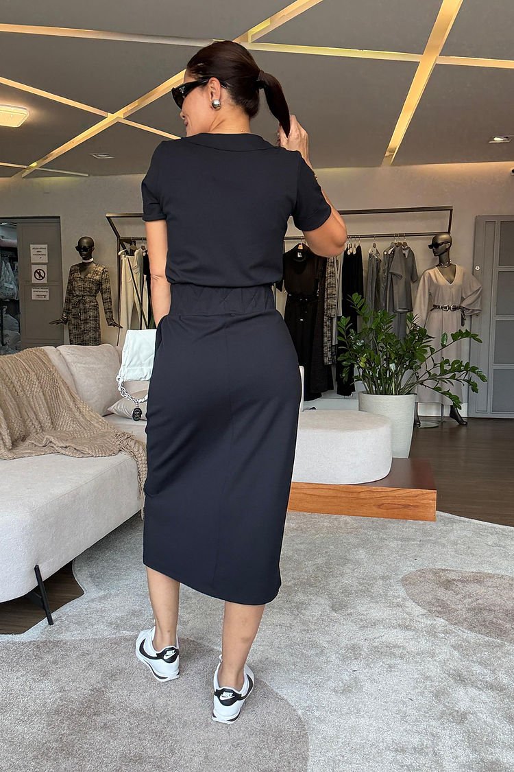 Leona | Luchtige V-Hals Set Met Top En Rok Voor De Zomer