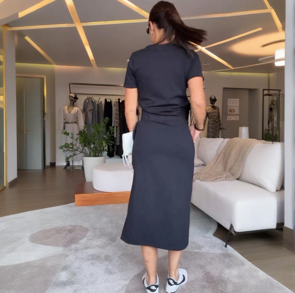Leona | Luchtige V-Hals Set Met Top En Rok Voor De Zomer