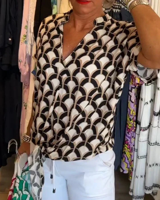 Leontine | Luchtige Zomerblouse met Tijdloze Klasse