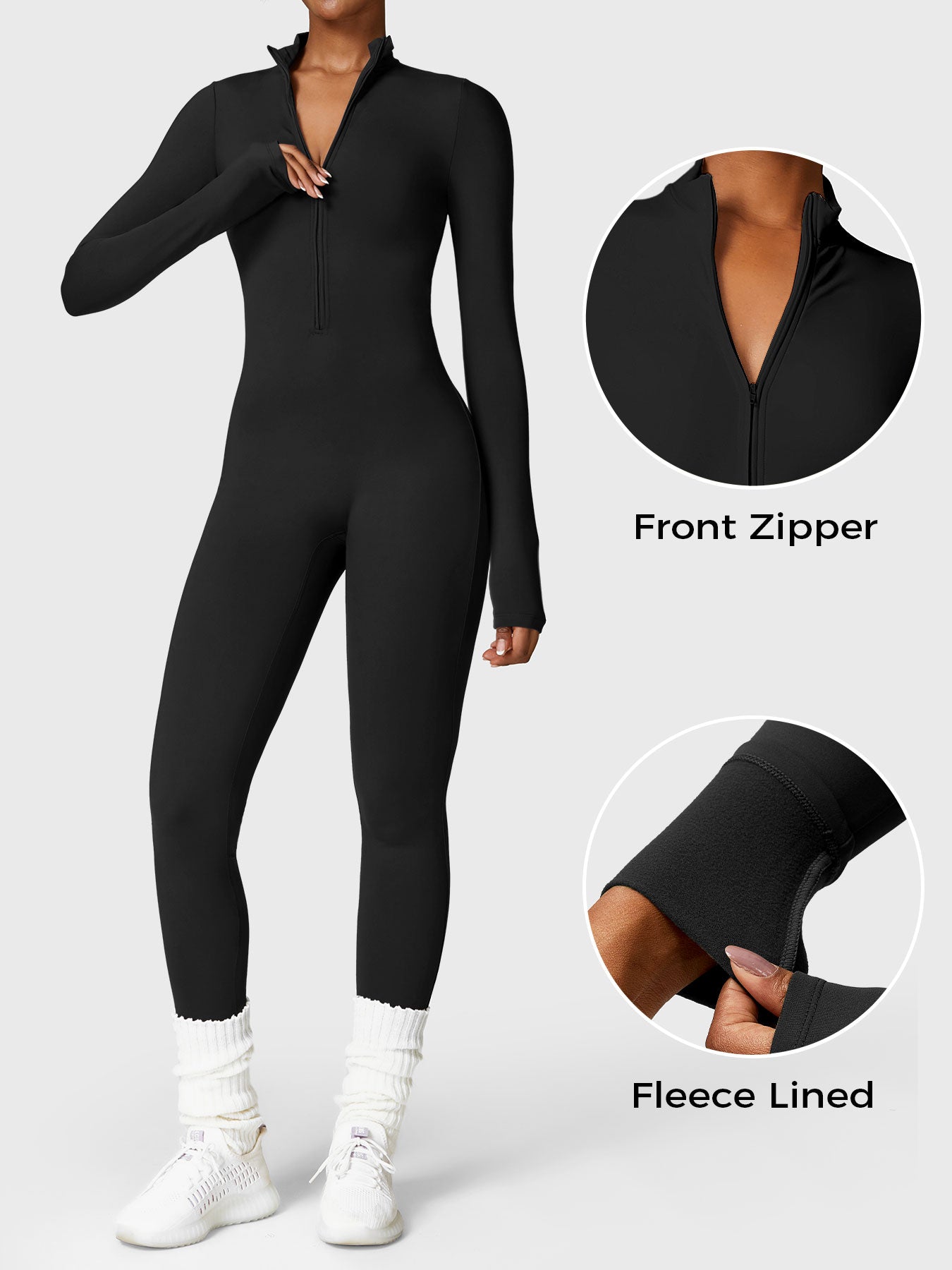 Yara | Winter fleece Jumpsuit