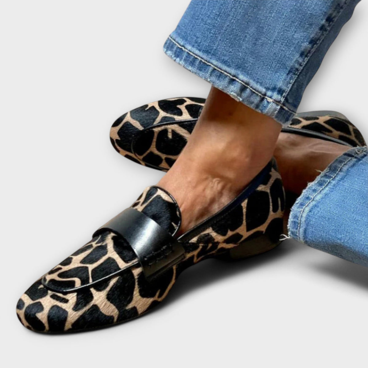 Elise | Luipaard Loafer