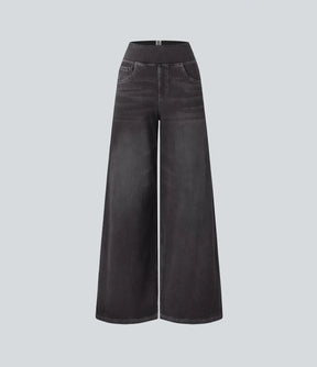 Eva | Comfortabele & Elastische Broek Met Hoge Taille