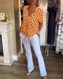 Leontine | Luchtige Zomerblouse met Tijdloze Klasse