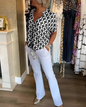 Leontine | Luchtige Zomerblouse met Tijdloze Klasse