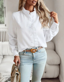 Dylana | Warme Elegante Overhemdblouse