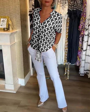 Leontine | Luchtige Zomerblouse met Tijdloze Klasse