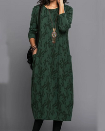 Amalia | Lange Jurk met Elegante Pasvorm