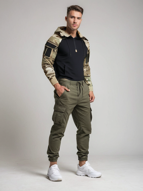Delta – Tactische Pullover met Verstevigde Details