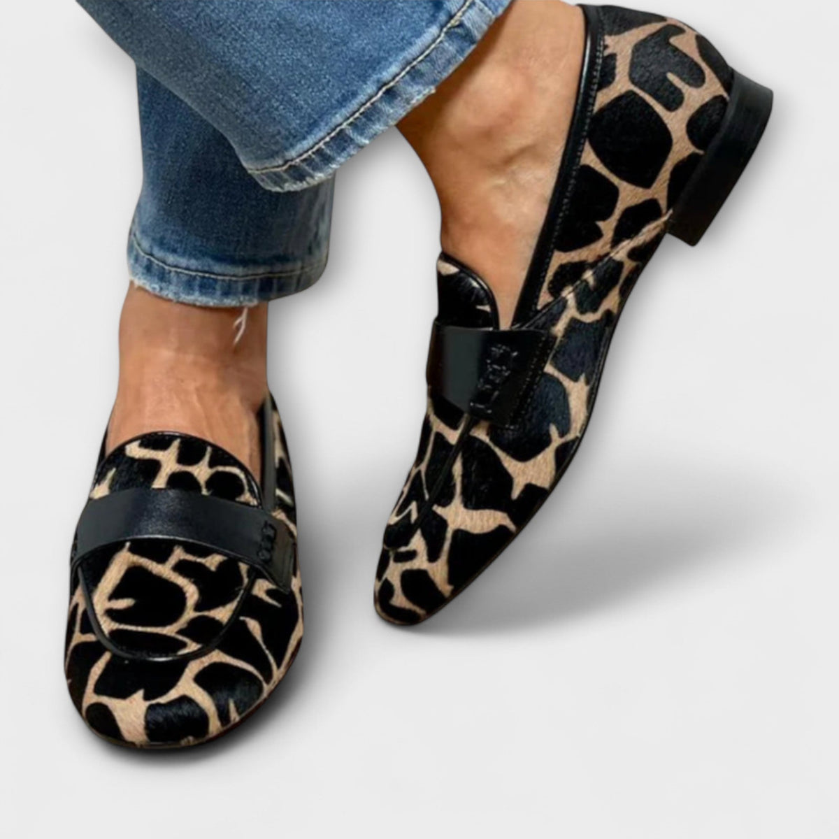 Elise | Luipaard Loafer