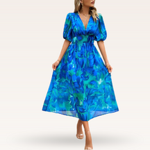 Anie | Elegante Zomerjurk Met V-Hals