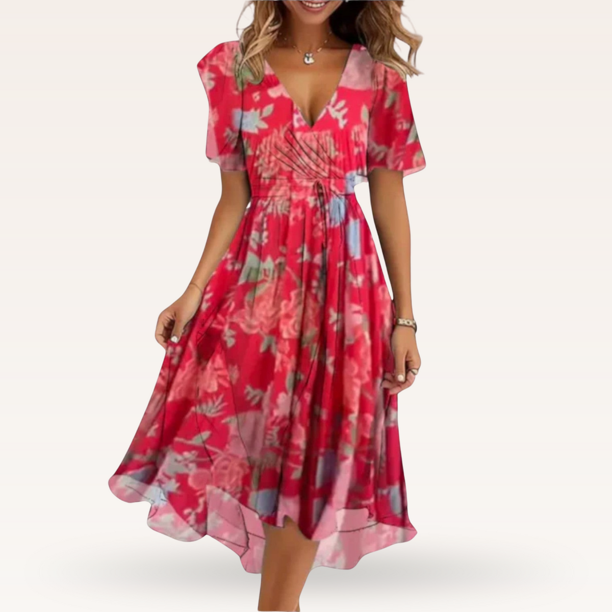 Lizy | Elegante V-Hals Jurk