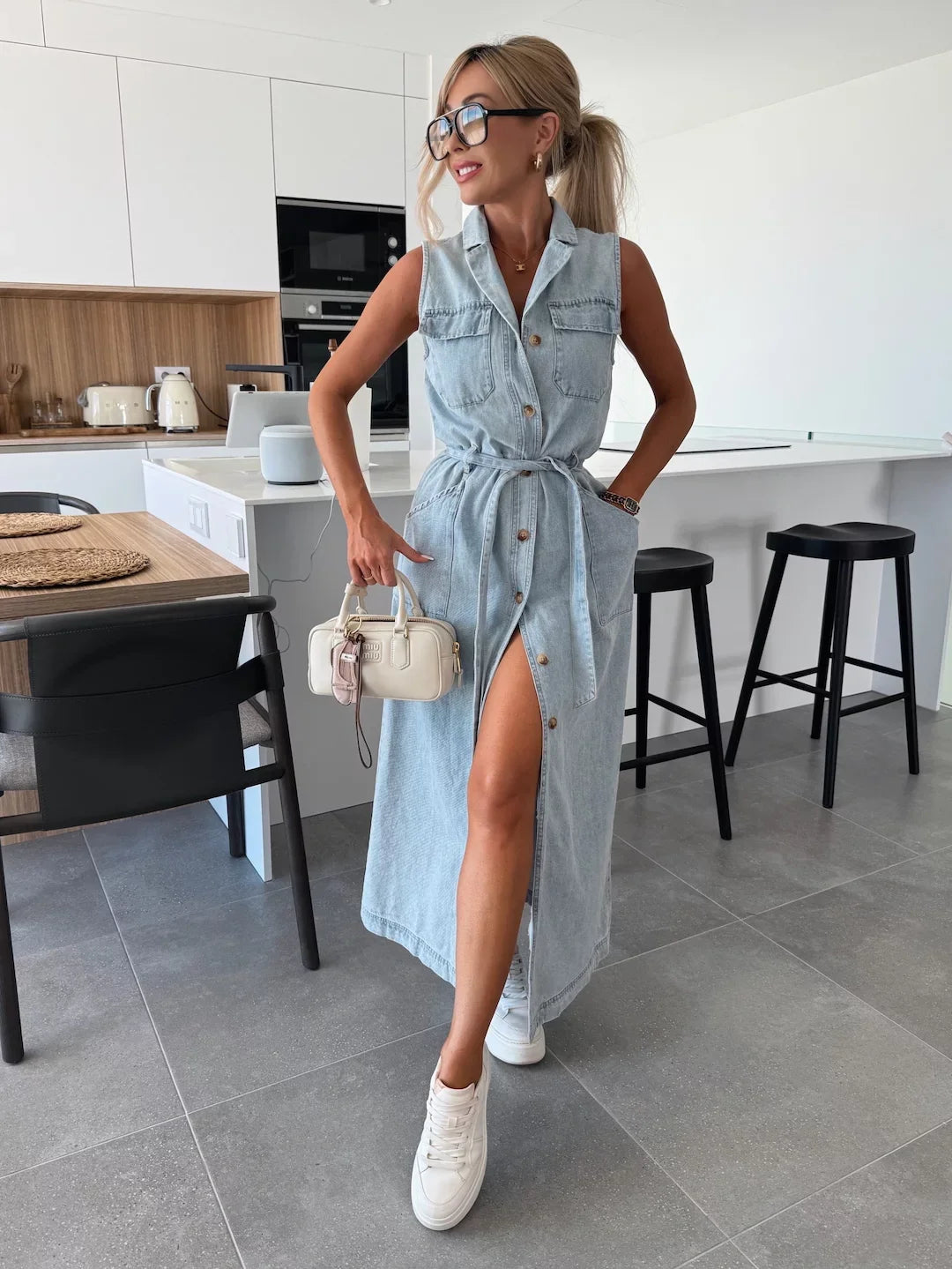Louisa | Maxi Denimjurk