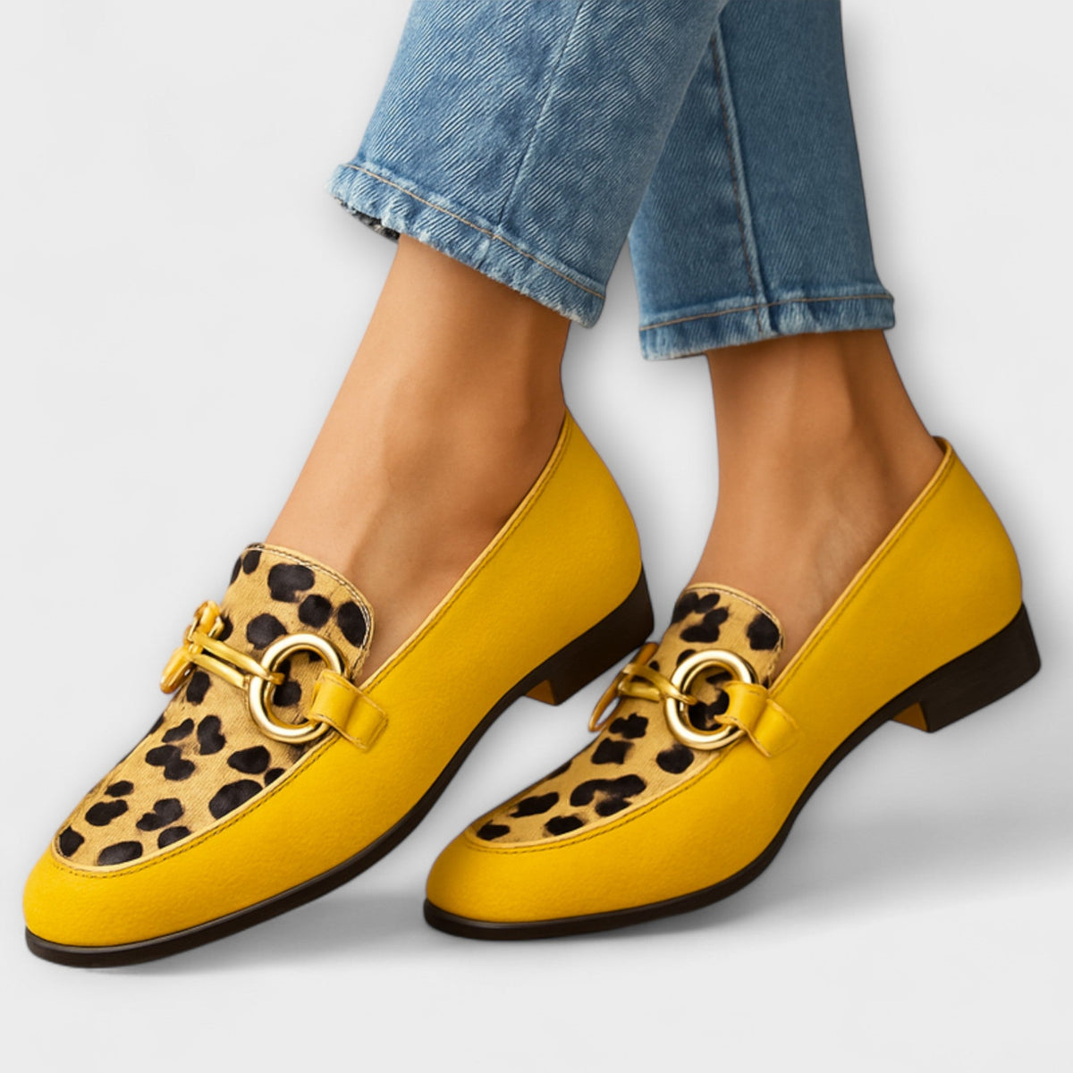 Sonia | Accent Loafers Met Dierenprint