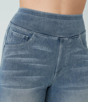 Eva | Elastische Broek met Hoge Taille
