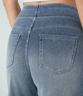 Eva | Elastische Broek met Hoge Taille