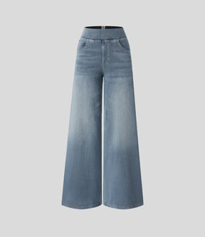 Eva | Comfortabele & Elastische Broek Met Hoge Taille