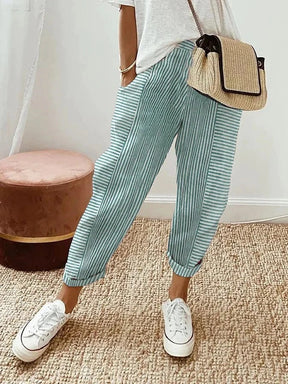Lore Gestreepte Broek | Comfort Voor Elke Dag