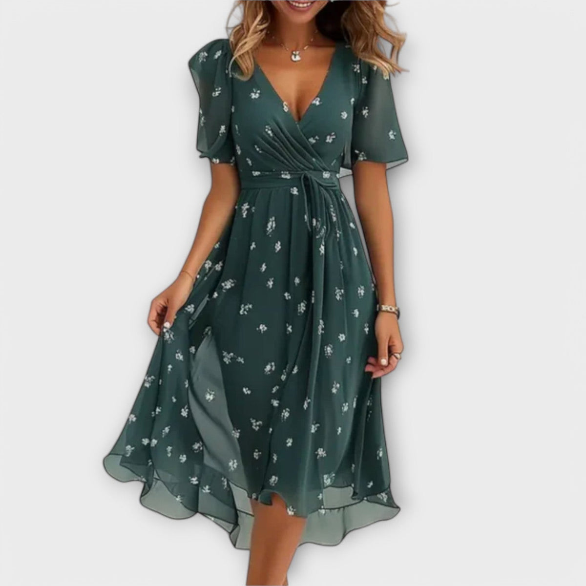 Lizy | Elegante V-Hals Jurk